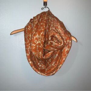 Michael Kors Orange Rochelle infinity Scarf